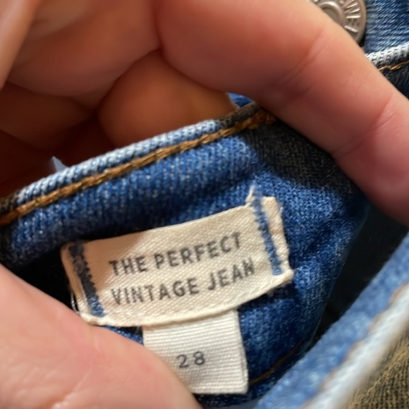 Womens Madewell The Perfect Vintage Jean in Parnell Wash Comfort Stretch Edition - Picture 8 of 13